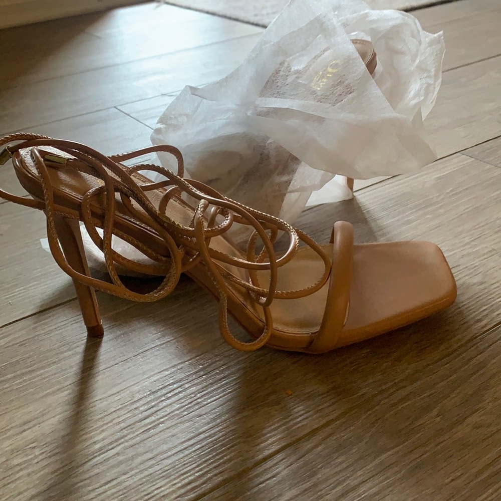 Lace up heels